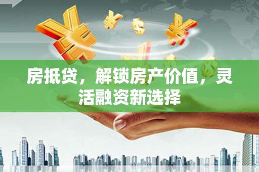 盐山房抵贷，解锁房产价值，灵活融资新选择