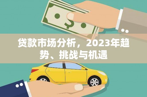 盐山贷款市场分析，2023年趋势、挑战与机遇
