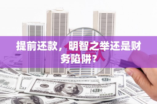 盐山提前还款，明智之举还是财务陷阱？