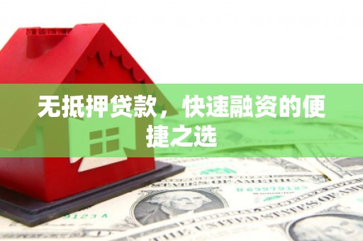 盐山无抵押贷款，快速融资的便捷之选