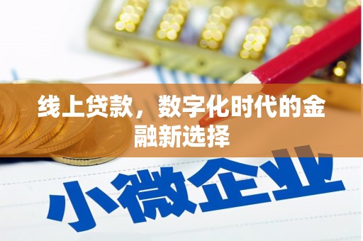 盐山线上贷款，数字化时代的金融新选择