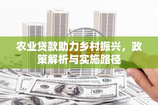 盐山农业贷款助力乡村振兴，政策解析与实施路径