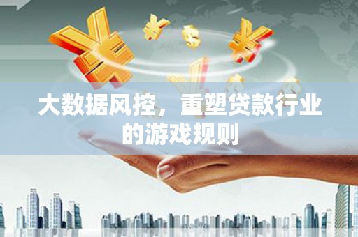 盐山大数据风控，重塑贷款行业的游戏规则