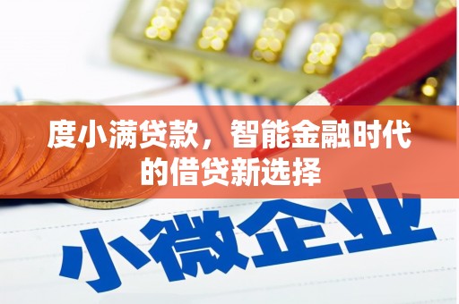 盐山度小满贷款，智能金融时代的借贷新选择