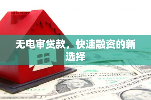 盐山无电审贷款，快速融资的新选择