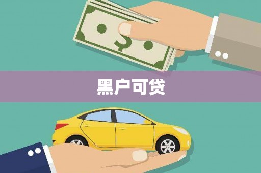 盐山黑户可贷