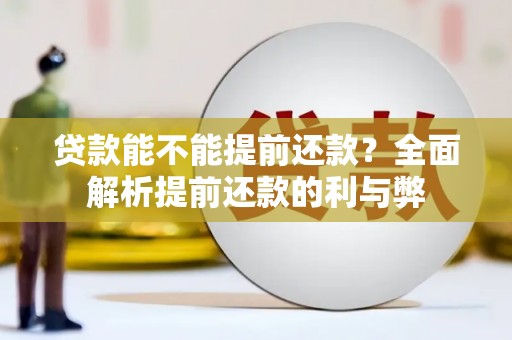 盐山贷款能不能提前还款？全面解析提前还款的利与弊
