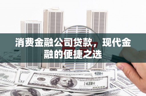 盐山消费金融公司贷款，现代金融的便捷之选