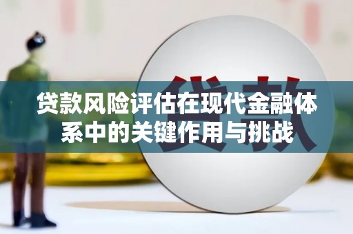 盐山贷款风险评估在现代金融体系中的关键作用与挑战