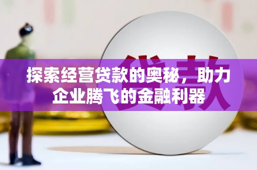 盐山探索经营贷款的奥秘，助力企业腾飞的金融利器
