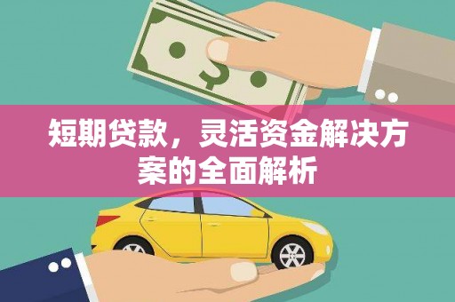 盐山短期贷款，灵活资金解决方案的全面解析