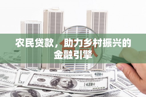 盐山农民贷款，助力乡村振兴的金融引擎