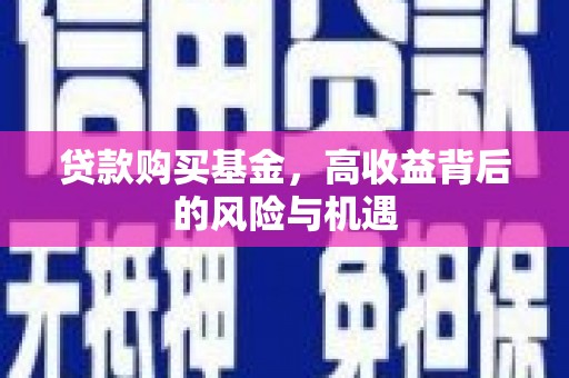 盐山贷款购买基金，高收益背后的风险与机遇