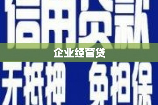 盐山企业经营贷