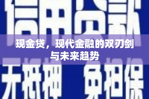 盐山现金贷，现代金融的双刃剑与未来趋势
