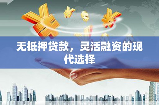 盐山无抵押贷款，灵活融资的现代选择