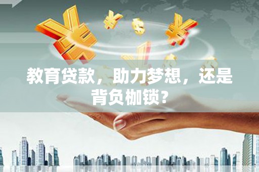 盐山教育贷款，助力梦想，还是背负枷锁？