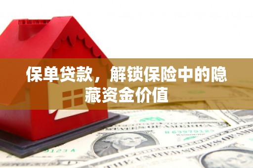 盐山保单贷款，解锁保险中的隐藏资金价值
