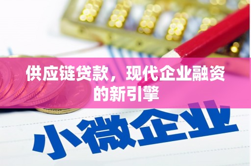 盐山供应链贷款，现代企业融资的新引擎