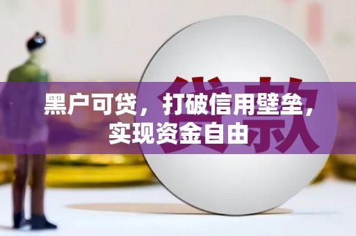 盐山黑户可贷，打破信用壁垒，实现资金自由