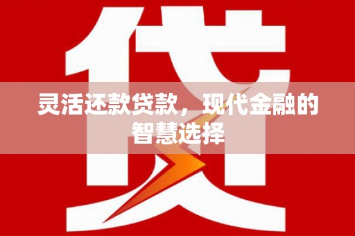 盐山灵活还款贷款，现代金融的智慧选择