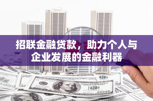 盐山招联金融贷款，助力个人与企业发展的金融利器