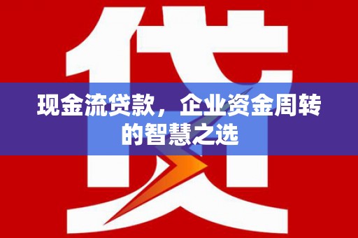 盐山现金流贷款，企业资金周转的智慧之选