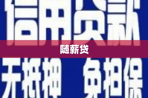 盐山随薪贷