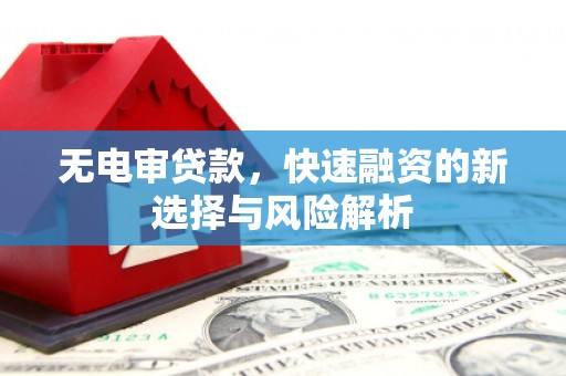 盐山无电审贷款，快速融资的新选择与风险解析