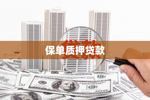 盐山保单质押贷款