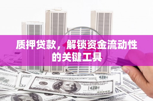 盐山质押贷款，解锁资金流动性的关键工具
