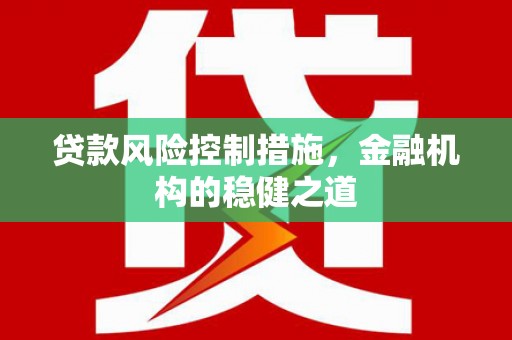 盐山贷款风险控制措施，金融机构的稳健之道