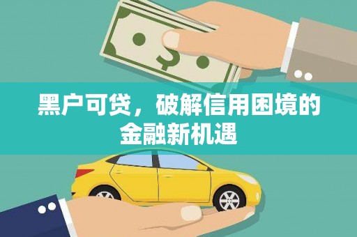 盐山黑户可贷，破解信用困境的金融新机遇