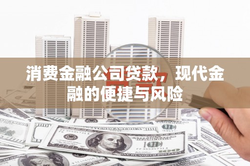盐山消费金融公司贷款，现代金融的便捷与风险