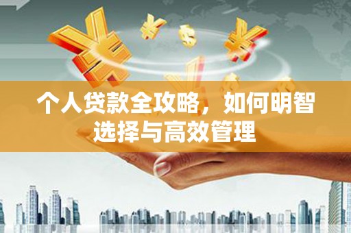 盐山个人贷款全攻略，如何明智选择与高效管理