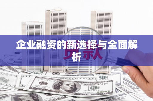 盐山企业融资的新选择与全面解析