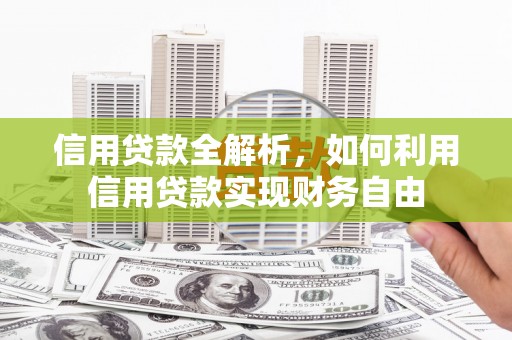盐山信用贷款全解析，如何利用信用贷款实现财务自由
