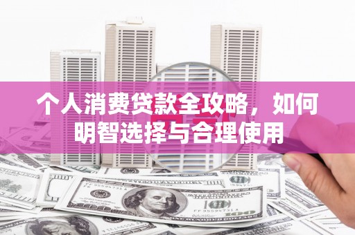 盐山个人消费贷款全攻略，如何明智选择与合理使用