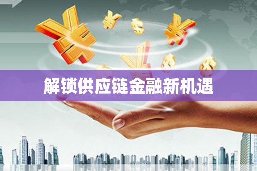 盐山解锁供应链金融新机遇