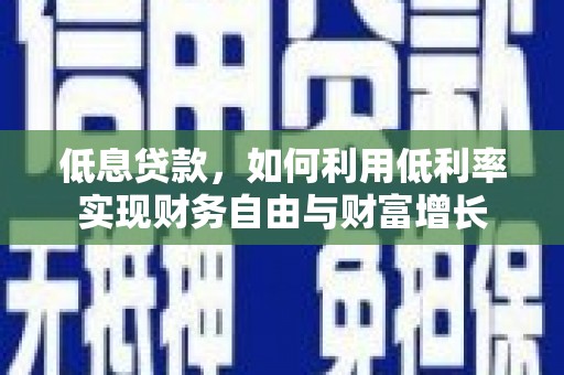 盐山低息贷款，如何利用低利率实现财务自由与财富增长
