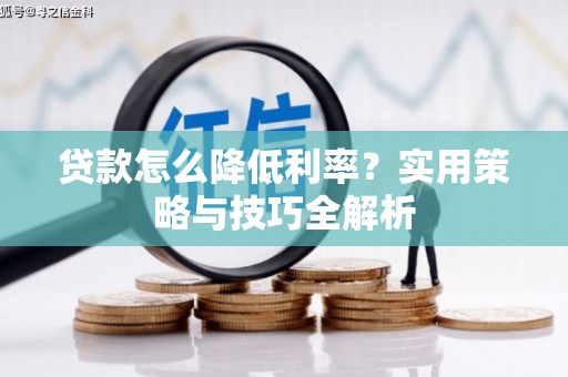 盐山贷款怎么降低利率？实用策略与技巧全解析
